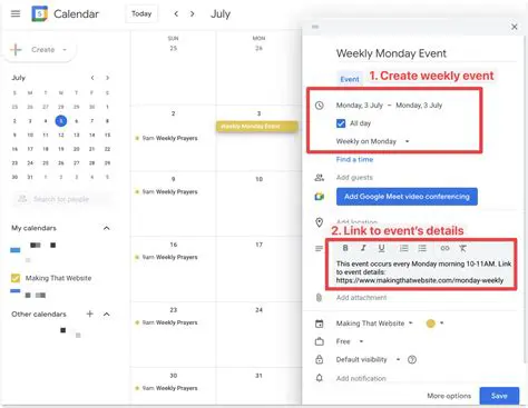 Understanding Recurring Events in Google Calendar