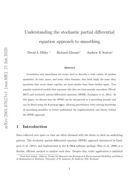 Understanding the Smoothing Approach