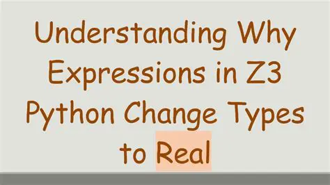 Understanding the Z3 Schema Editor