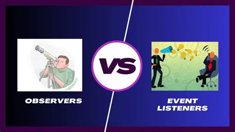 Unifying Event Listeners and Observers
