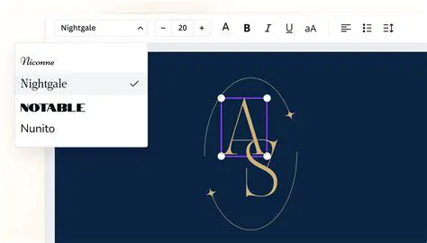 Use the signature or monogram