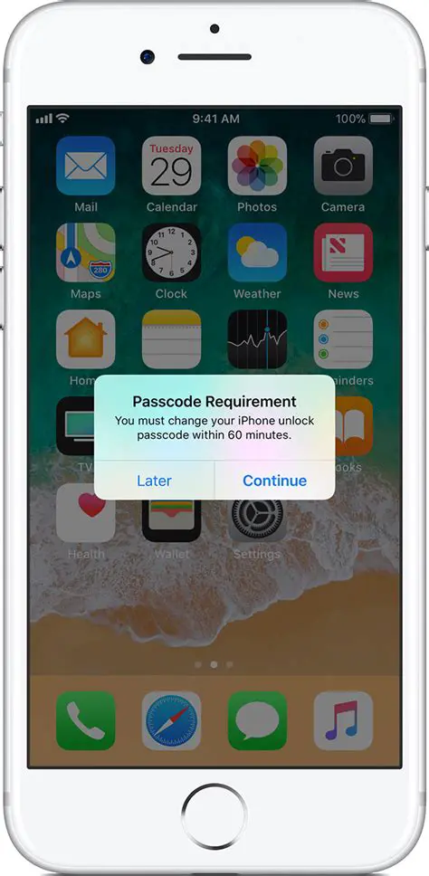 Use your passcode or password regularly