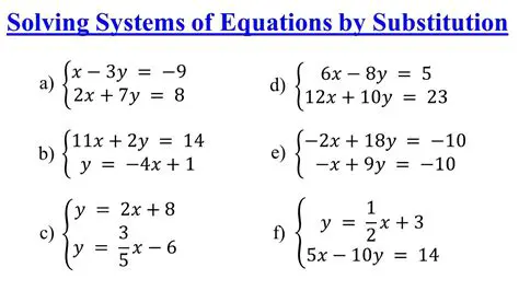 Using Algebraic Methods to Solve the System of Equations