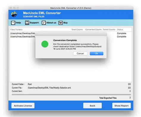 Using the eM Client to Outlook Converter
